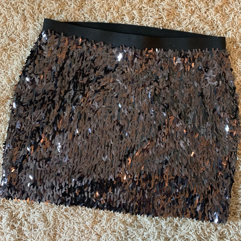Sequin Mini Skirt